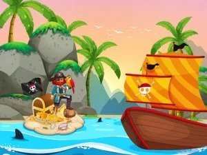 Pirate Travel գունավորում